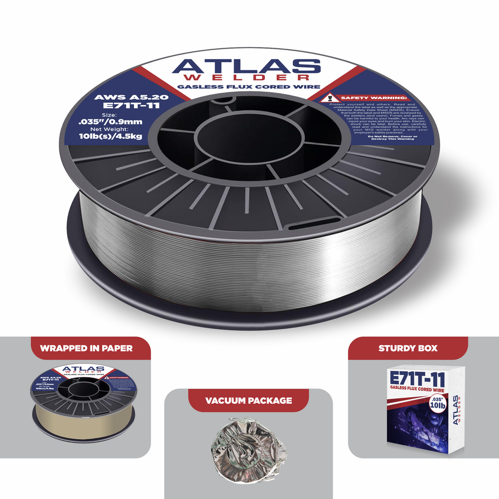 E71T-11 .035" (0.9mm - 10lb) Gasless Flux Cored Wire