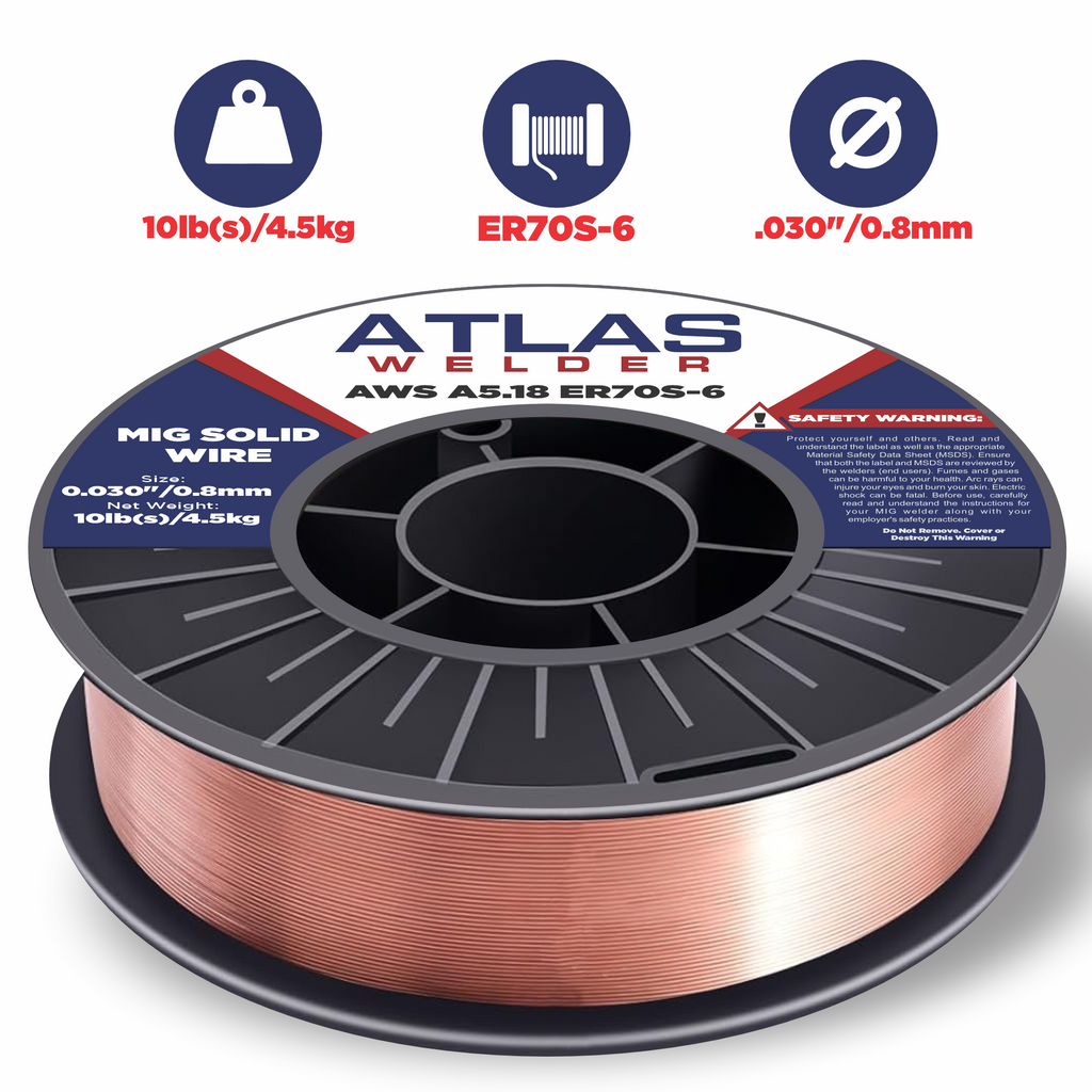 ER70S-6 .030" (08mm - 10lb) MIG Solid Wire
