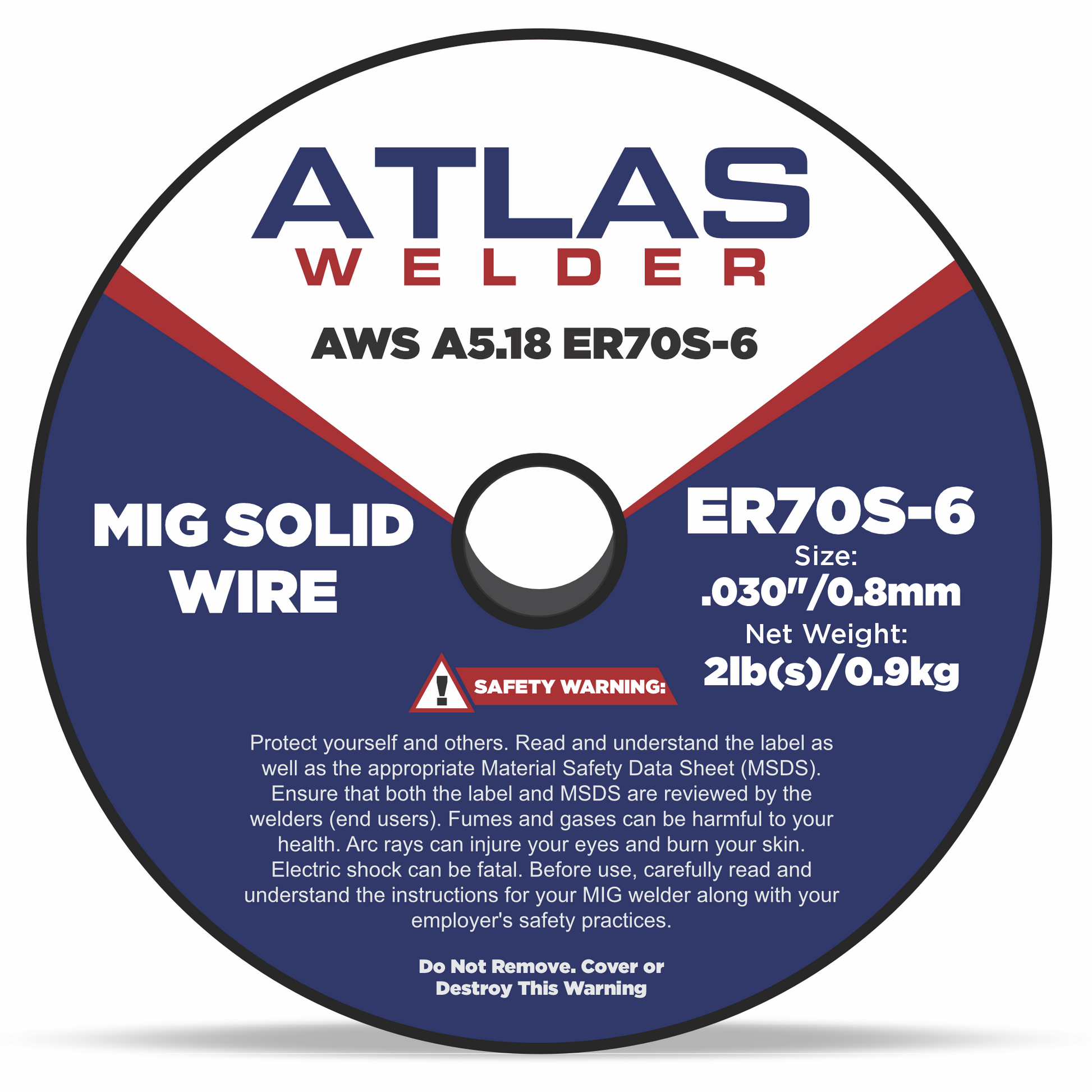 ER70S-6 .030" (08mm - 02lb) MIG Solid Wire