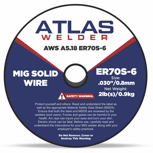 ER70S-6 .030" (08mm - 02lb) MIG Solid Wire
