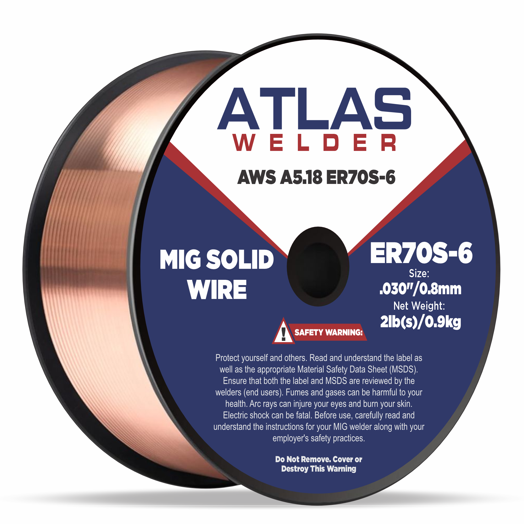 ER70S-6 .030" (08mm - 02lb) MIG Solid Wire