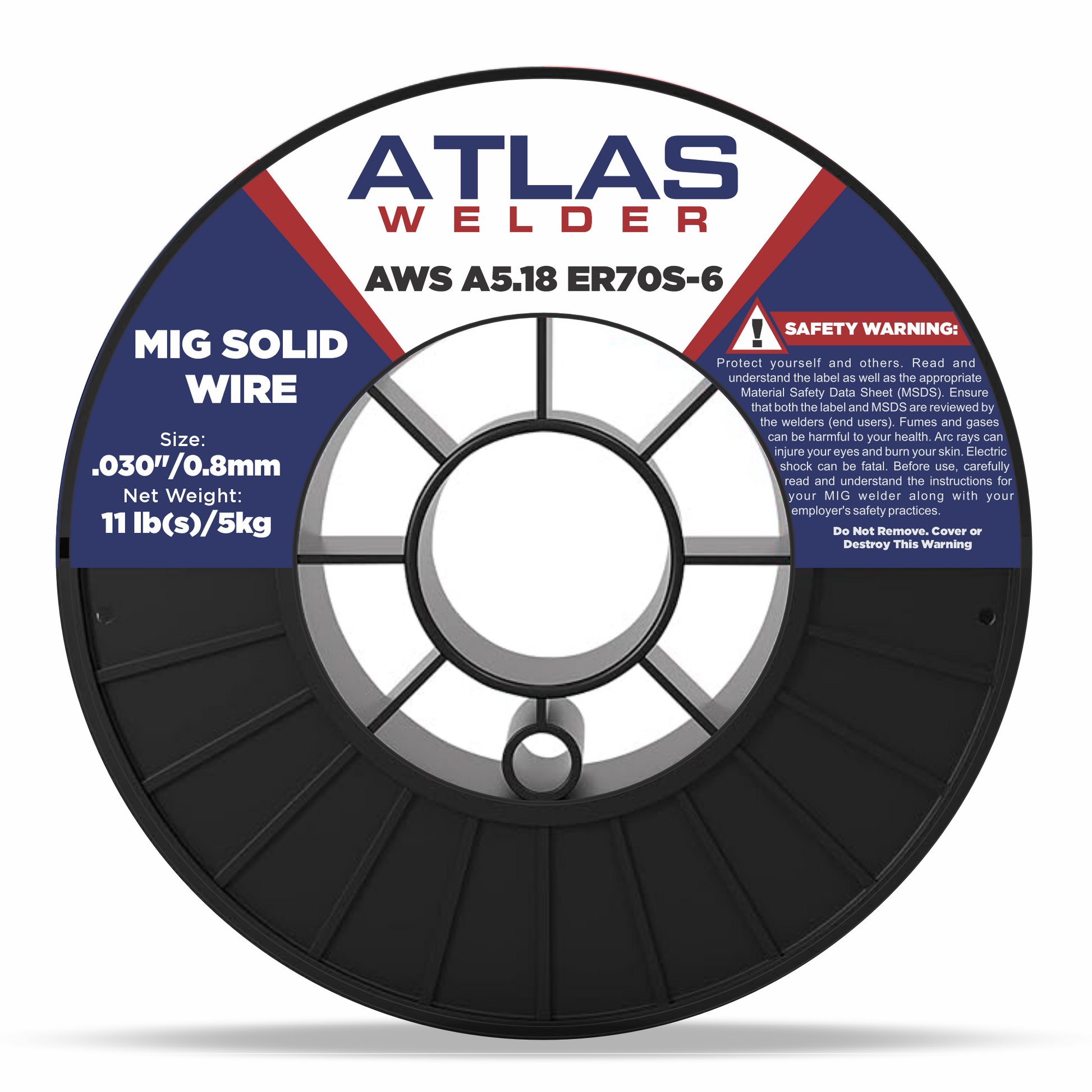 ER70S-6 .030" (08mm - 11lb) MIG Solid Wire