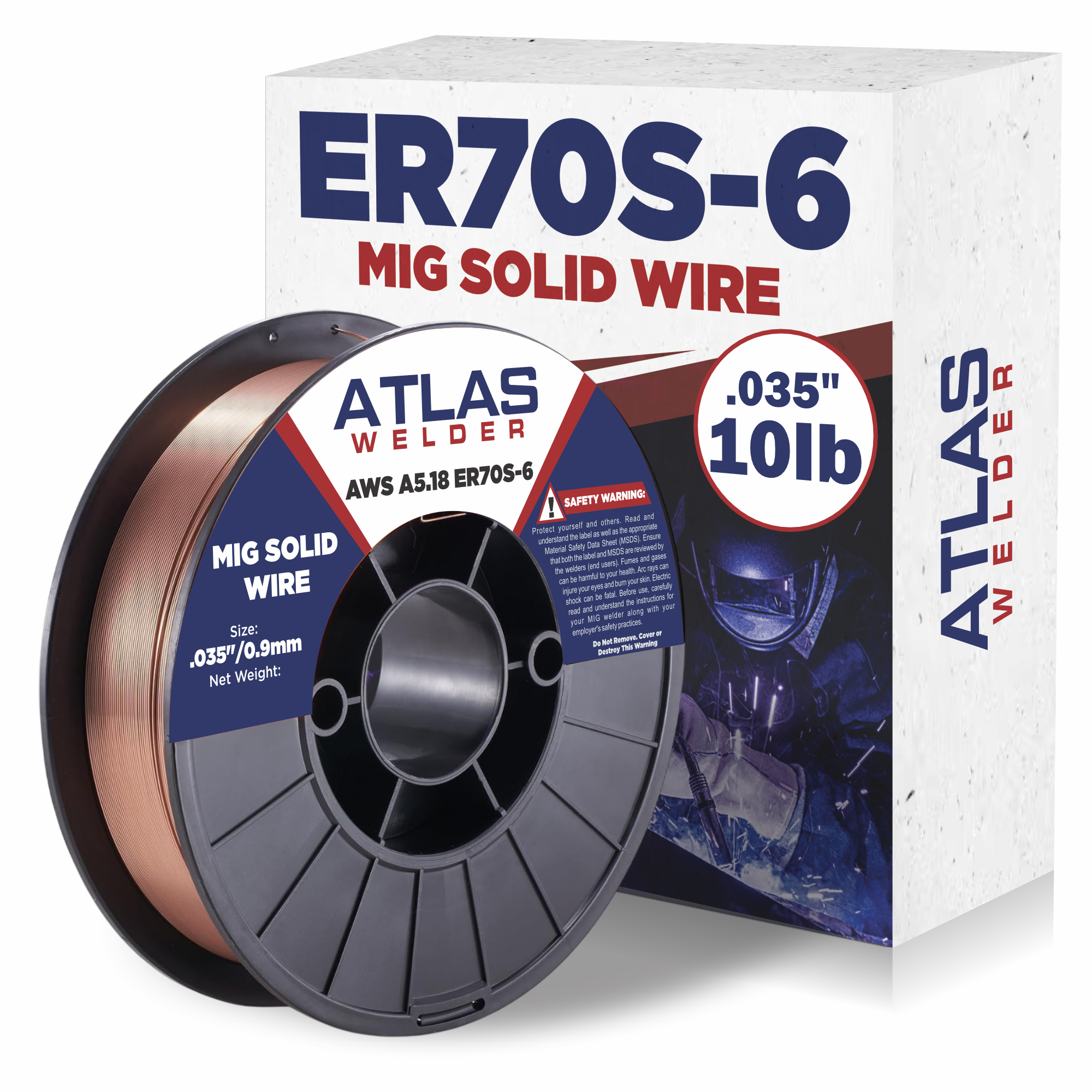 ER70S-6 .035" (09mm - 10lb) MIG Solid Wire