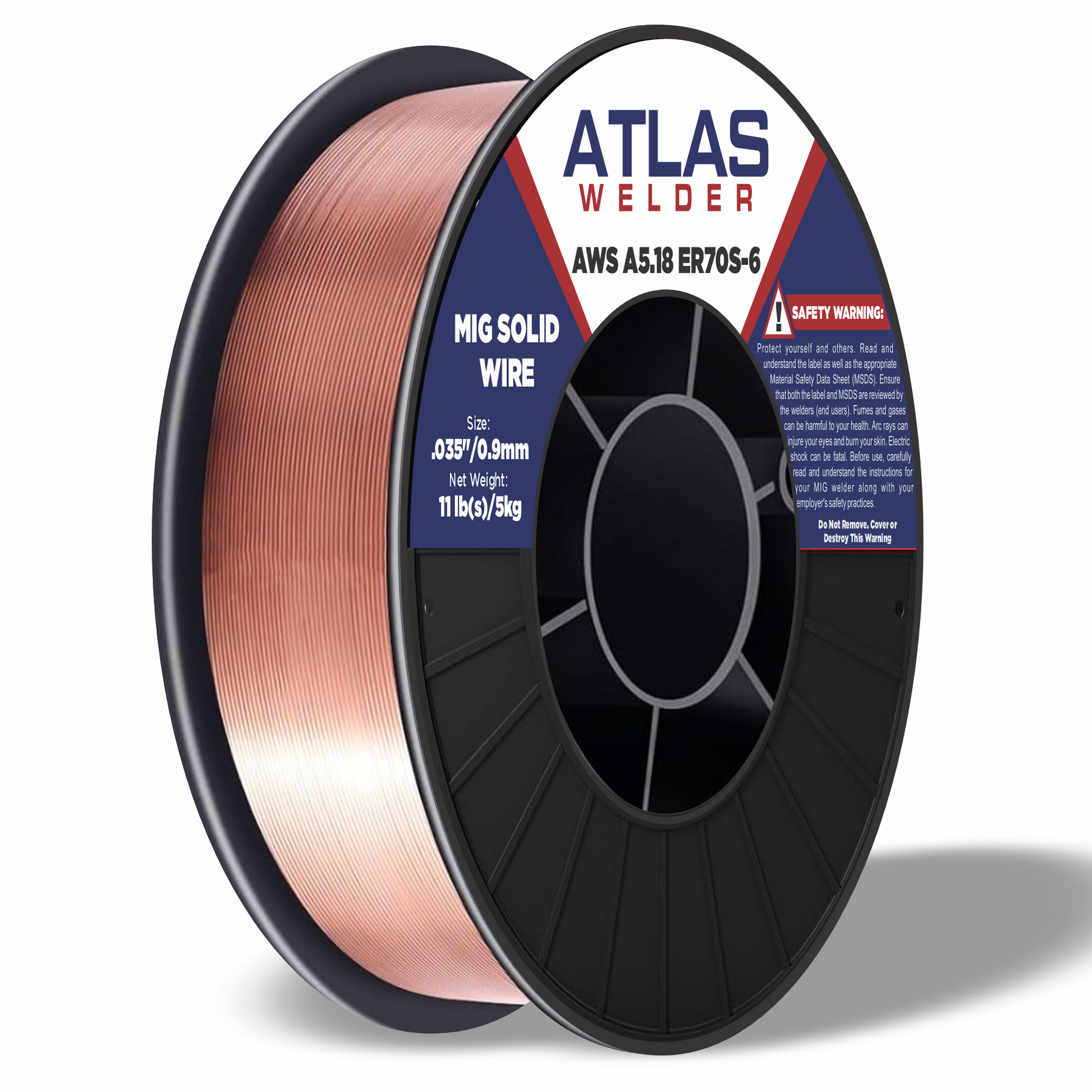 ER70S-6 .035" (09mm - 11lb) MIG Solid Wire