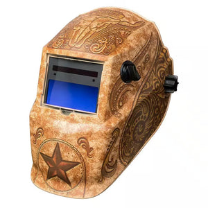 Lincoln Electric Auto-Darkening Welding Helmet with Variable Shade Lens-  Lonestar Design