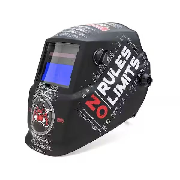 Lincoln Electric Auto-Darkening Welding Helmet with Variable Shade - No Rules Limits Design