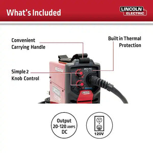 Lincoln Electric WELD-PAK 90i FC Flux-Cored Wire Feeder Welder (No Gas)