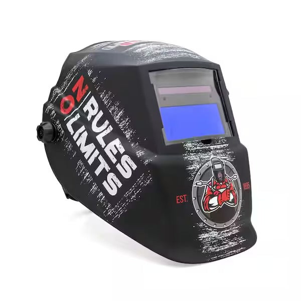 Lincoln Electric Auto-Darkening Welding Helmet with Variable Shade - No Rules Limits Design