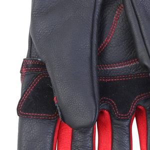 Lincoln Electric One Size Fits All Red and Black Premium Leather Welding Gloves