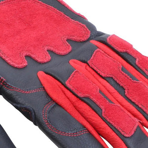 Lincoln Electric One Size Fits All Red and Black Premium Leather Welding Gloves